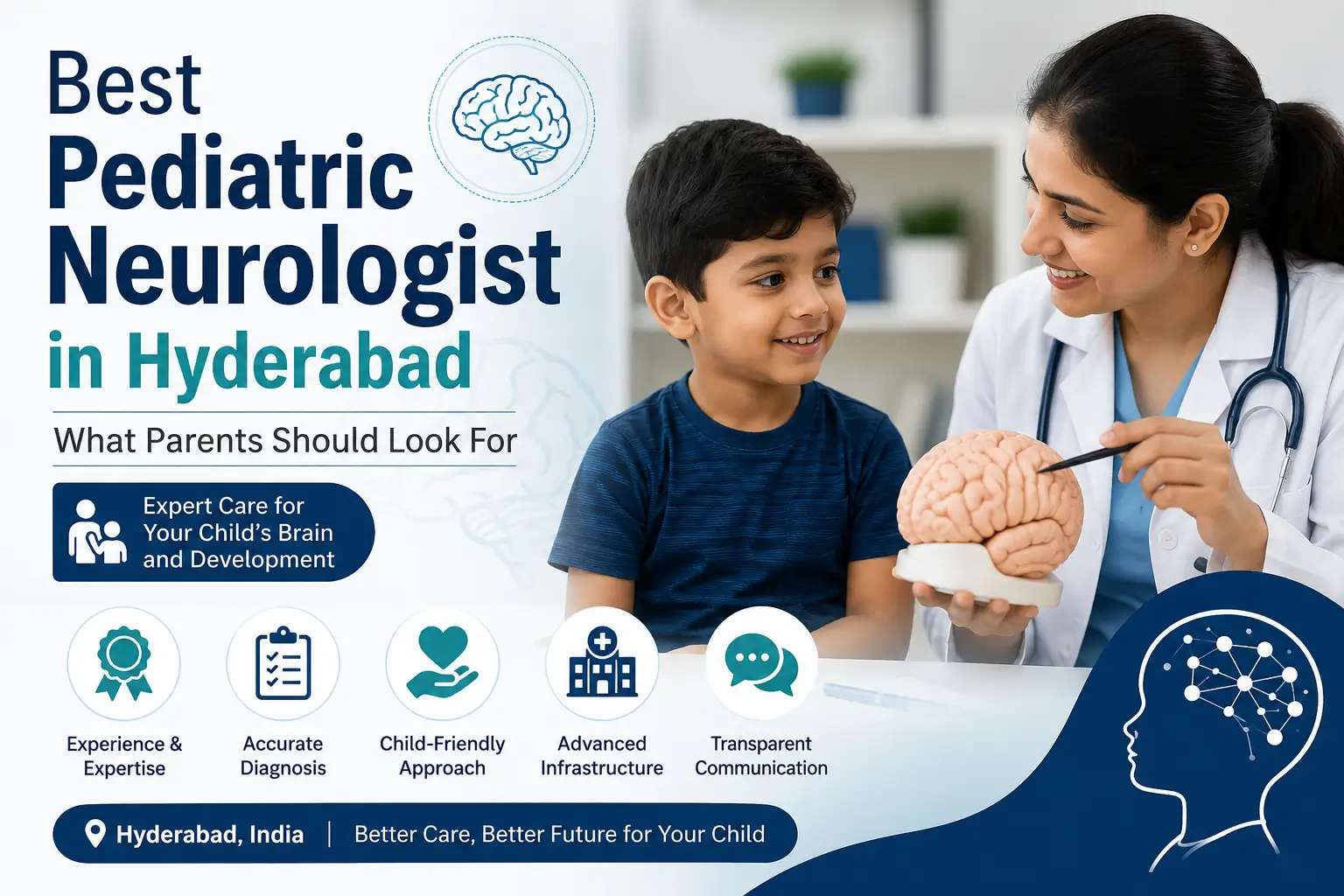 Best pediatric neurologist in Hyderabad providing child-friendly brain care and neurological treatment for kids
