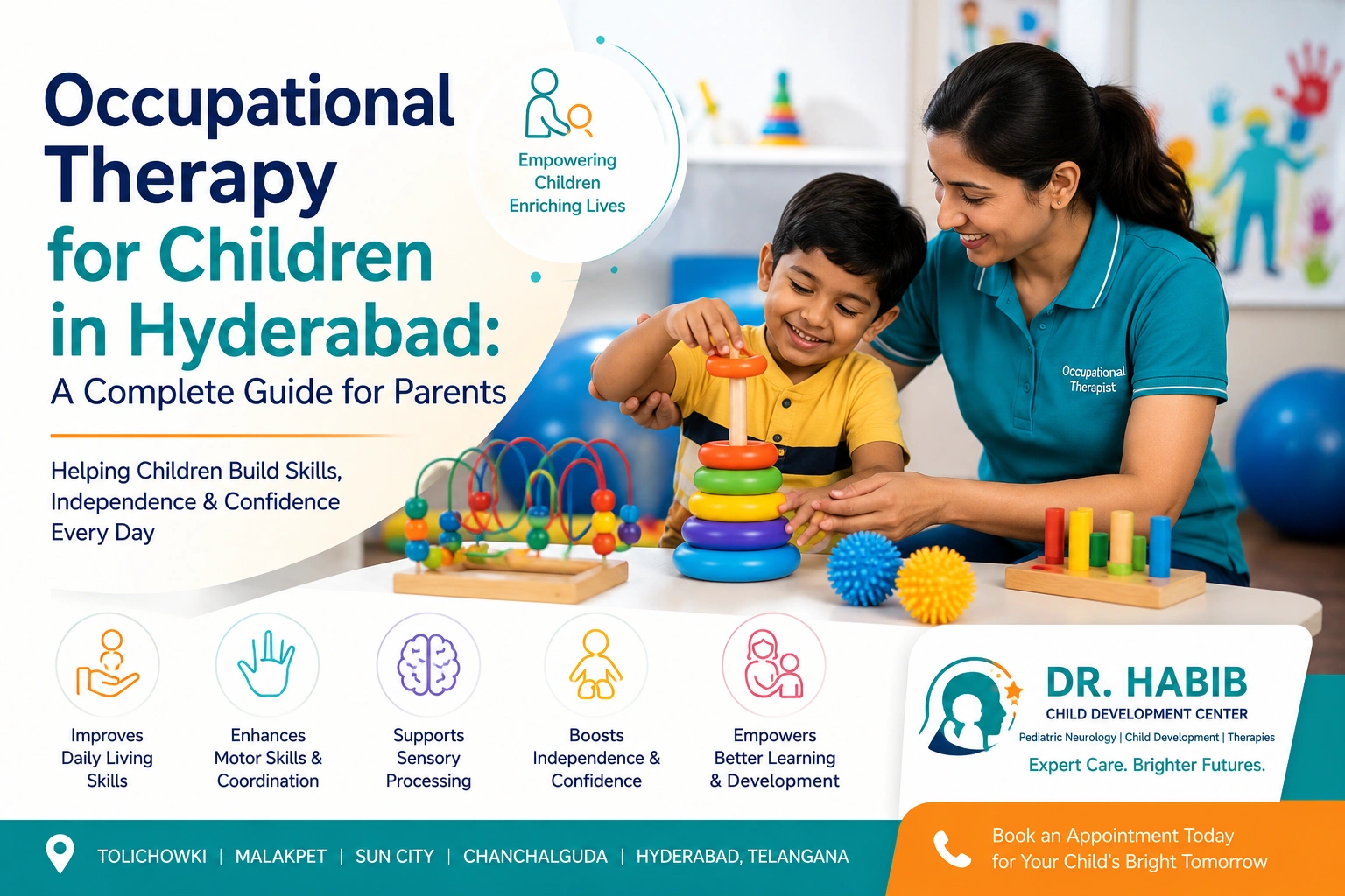 Occupational therapy for children in Hyderabad